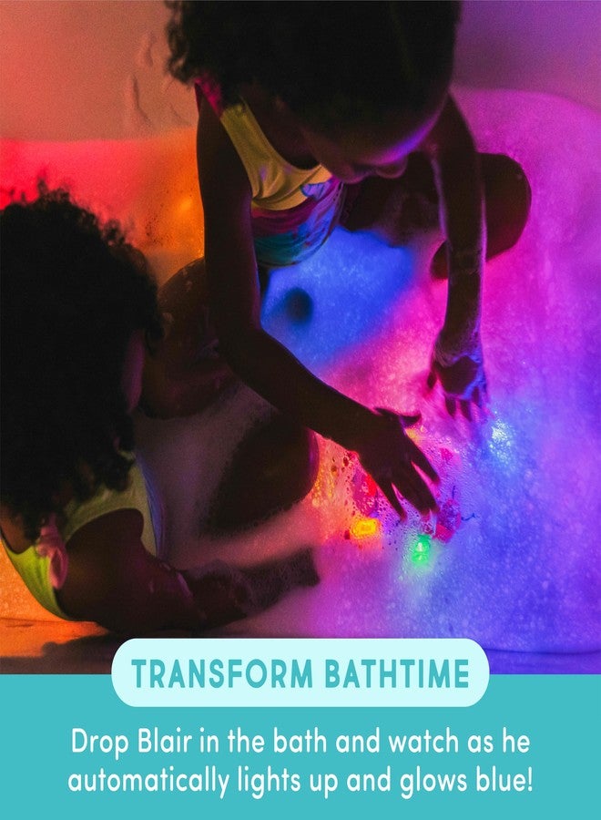 Glo Pals Water-Activated Bath Toy with 6 Reusable Light-Up Cubes for Sensory Play (Blair) - Image 3