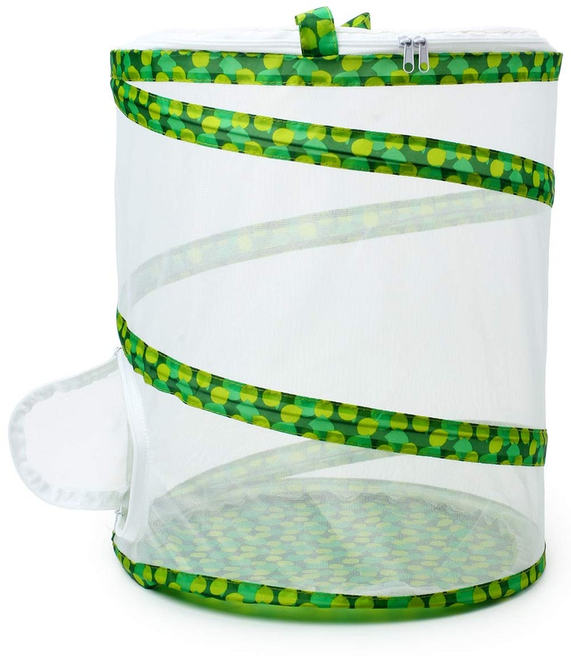 RESTCLOUD Insect and Butterfly Habitat Cage Terrarium Pop-up 12" x 14" Tall - Image 2