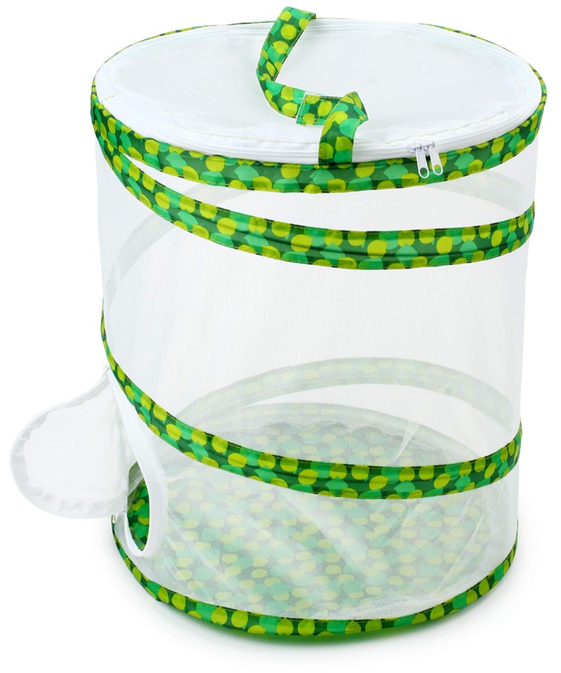 RESTCLOUD Insect and Butterfly Habitat Cage Terrarium Pop-up 12" x 14" Tall - Image 1
