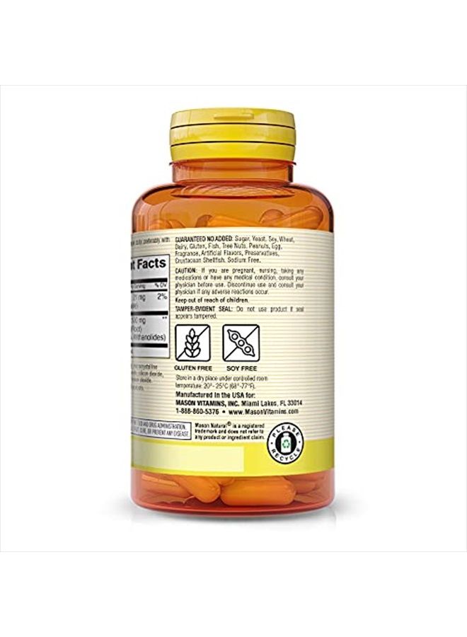 Mason Natural Ashwagandha 500 mg - Healthy Stress Response and Mood Support, Herbal Supplement, 60 Capsules  - Image 3