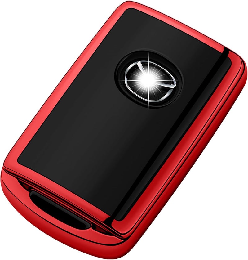 Tukellen Red Key Fob Cover for Mazda - Image 1