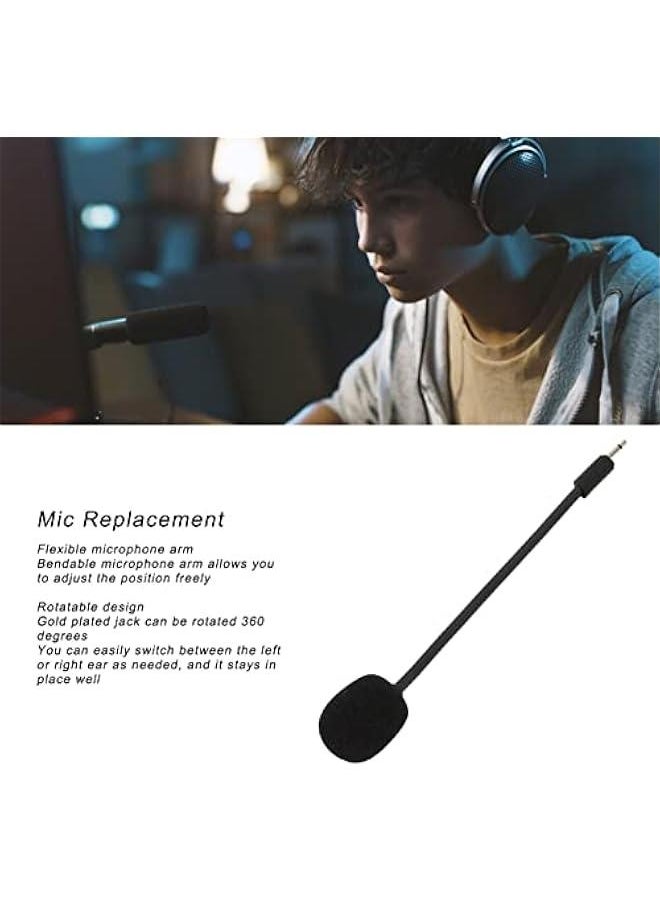 Generic - Game Mic Replacement for JBL 100, Noise Cancelling Sponge Adjustable Microphone Arm, 2.5mm Detachable Game Boom Microphone for Gaming Headsets - Image 1
