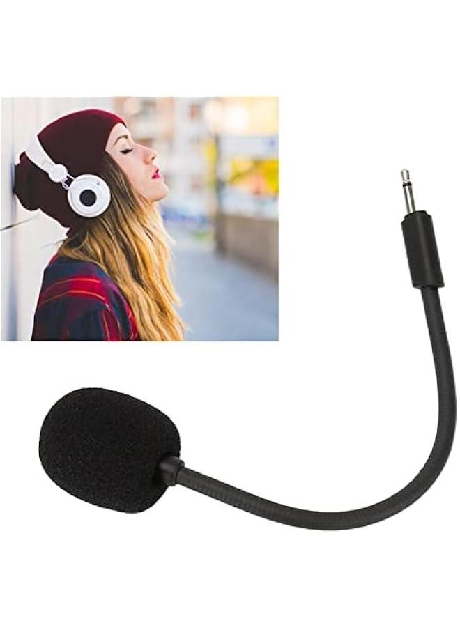 Generic - Game Mic Replacement for JBL 100, Noise Cancelling Sponge Adjustable Microphone Arm, 2.5mm Detachable Game Boom Microphone for Gaming Headsets - Image 1