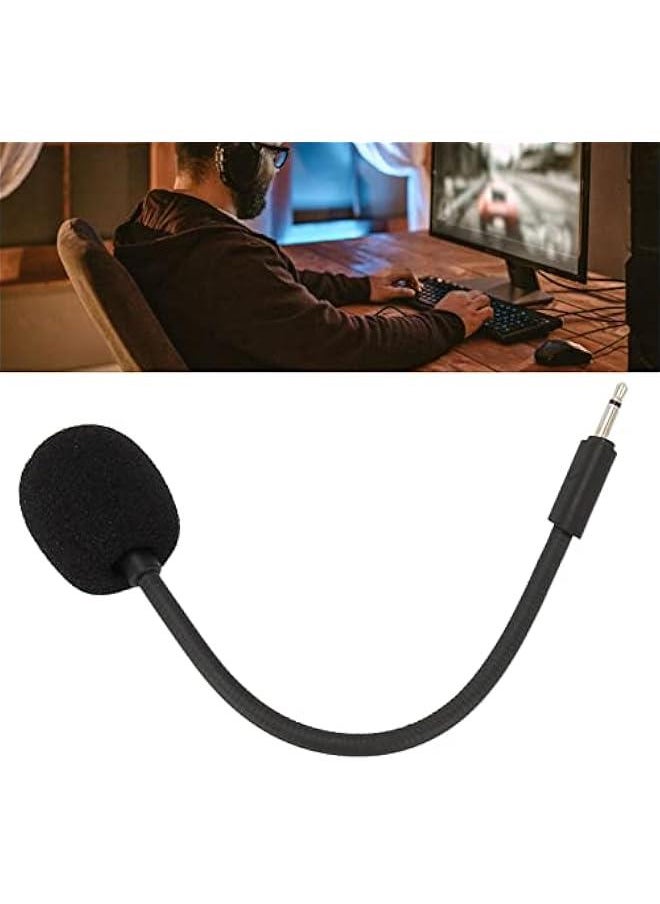 Generic - Game Mic Replacement for JBL 100, Noise Cancelling Sponge Adjustable Microphone Arm, 2.5mm Detachable Game Boom Microphone for Gaming Headsets - Image 1