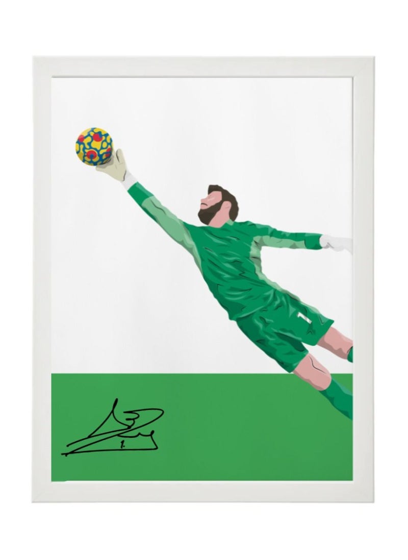 Boomah Accessories David De Gea Manchester United Autographed Poster with Frame 30x40cm 