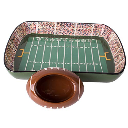 BURTON Football Stadium Chip And Dip Sports Serving Set - Image 3