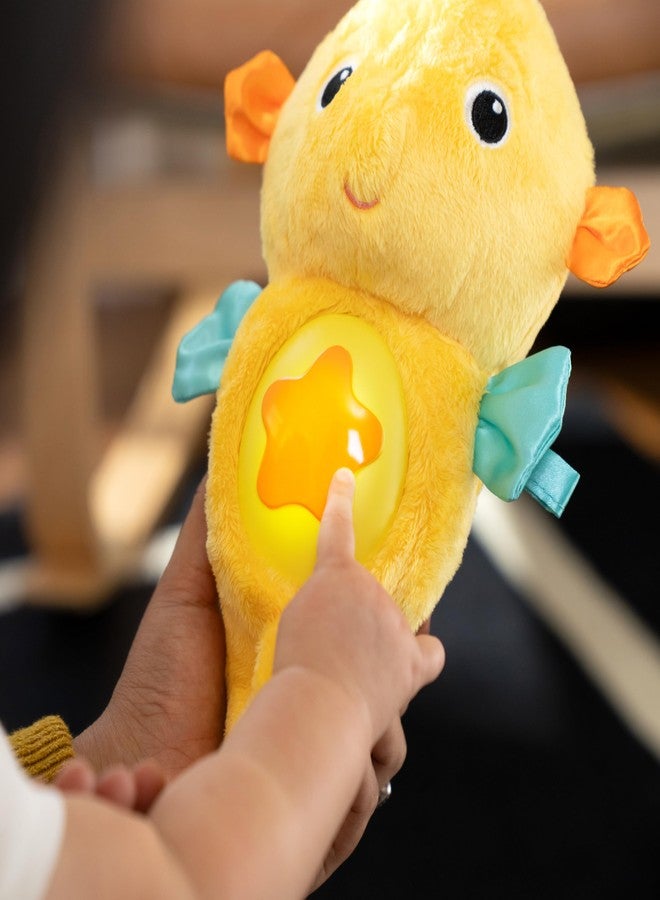 Baby Einstein Sea Dreams Seahorse Plush Soother Toy, with Music and Lights, Ages 0 Months and Up, Yellow - Image 5