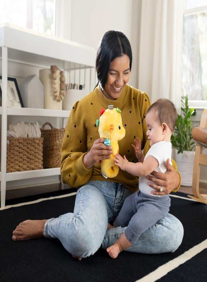 Baby Einstein Sea Dreams Seahorse Plush Soother Toy, with Music and Lights, Ages 0 Months and Up, Yellow - Image 2