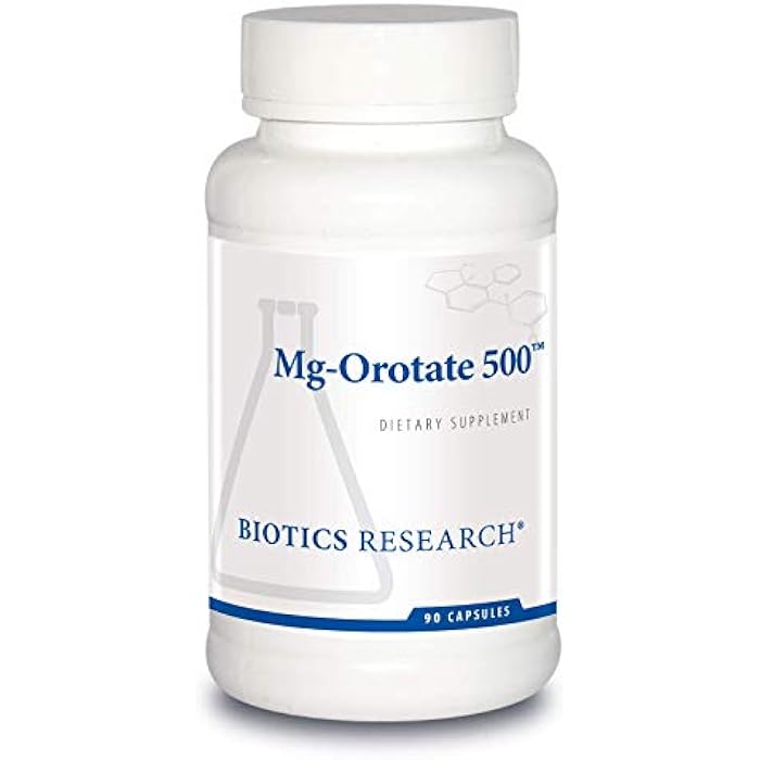 Biotics Research Mg Orotate 500mg™ Magnesium Orotate - 2 Capsules per Serving (1000mg) - Cardiovascular Support Heart Health, Overall Relaxation, Improves Sleep and Muscle Relaxation - 90 Caps - Image 1