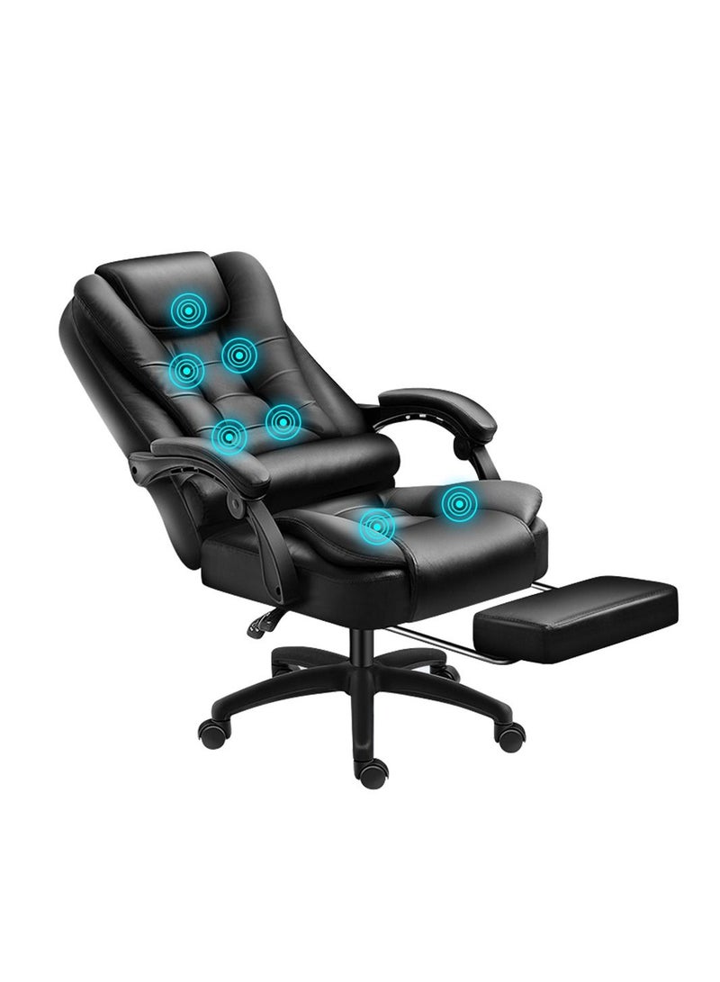 Cool Baby COOLBABY E-sports Chair,Computer chair,Massage,Lift,Rotary,Home Office,Ergonomics Design,Black  - Image 1