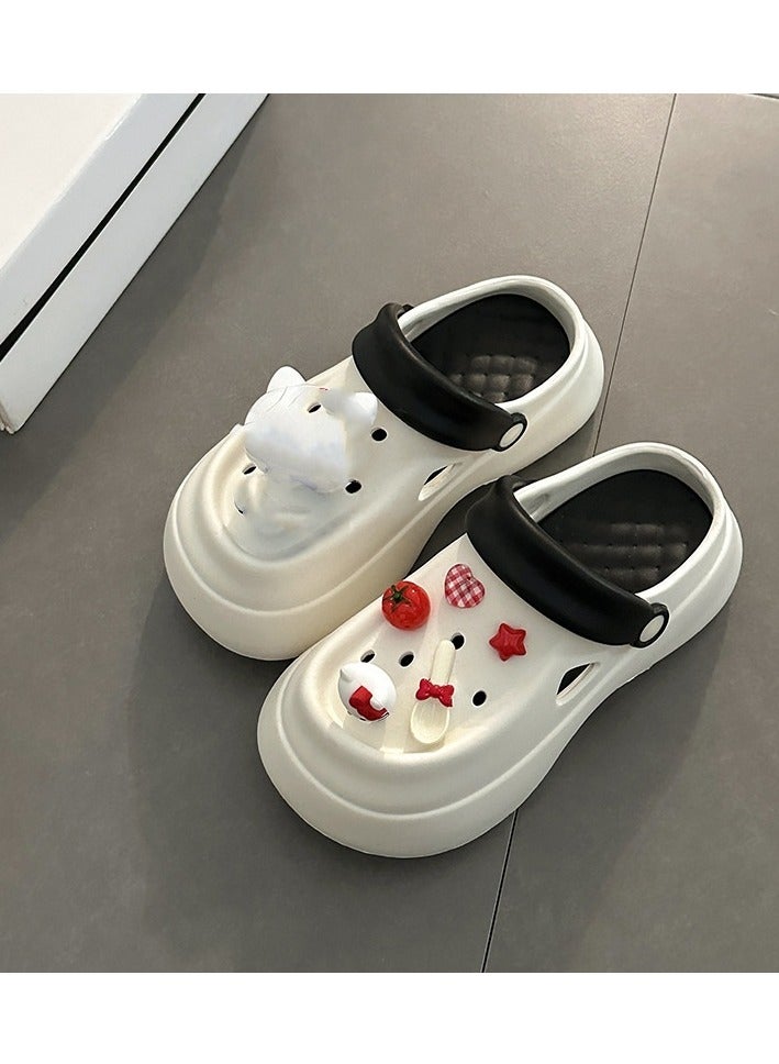 Cute Cartoon Fashionable Versatile Baotou Slippers  - Image 1