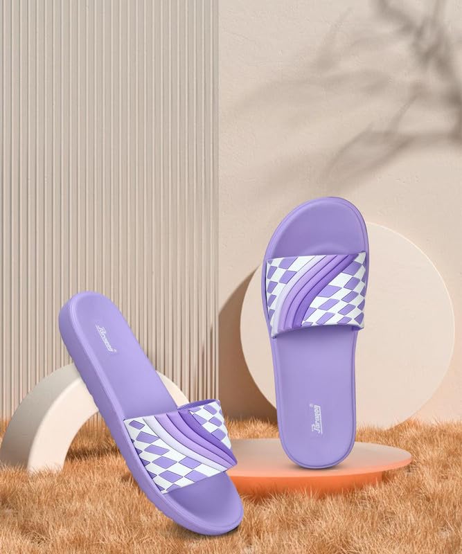PARAGON EVK10928L Women's Sliders | Trendy Slippers with Cushioned Footbed, Stylish Design, and Durable Construction | Perfect for Everyday Casual Wear - Image 2
