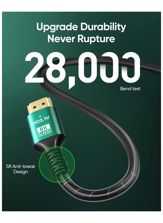 بولوز كابل HDMI 8K 2.1 48Gbps للتلفزيون والكمبيوتر وجهاز فك التشفير PS4 وPS5 كابل توصيل 8K 60Hz 4K 120Hz - Image 3