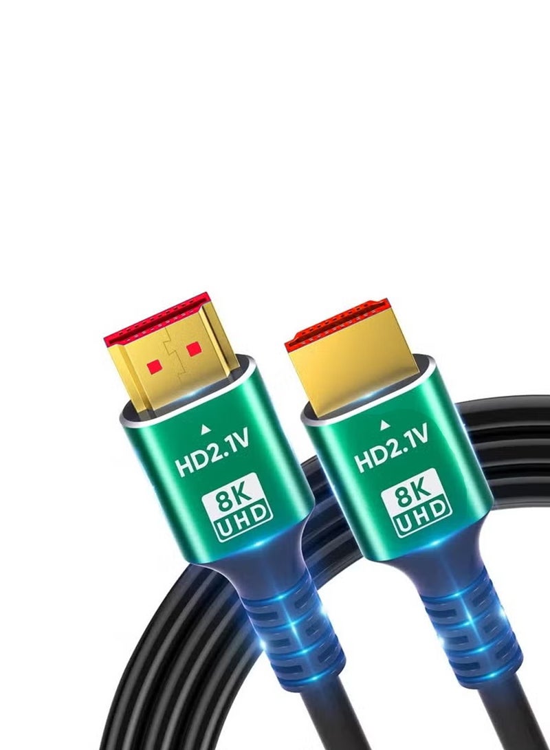 بولوز كابل HDMI 8K 2.1 48Gbps للتلفزيون والكمبيوتر وجهاز فك التشفير PS4 وPS5 كابل توصيل 8K 60Hz 4K 120Hz - Image 1
