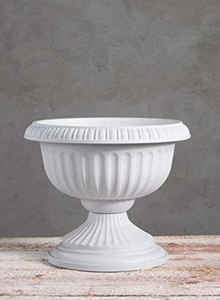 HOME TASTE Hometaste Decorative Vase Planter Pots For Garden Decor - Flower Seedlings Nursery Pot Flower Plant Container - Durable Plastic Plant Pot For Indoor And Outdoor Use  - Image 5