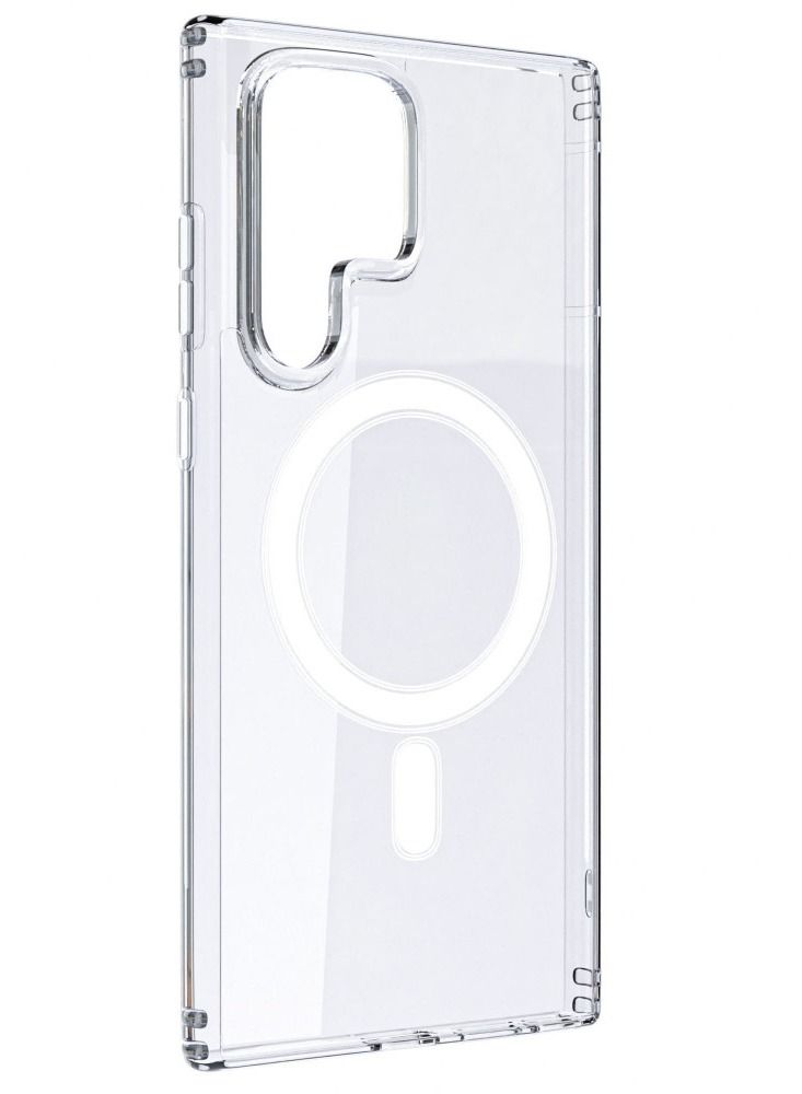 ماجنيتك جراب حماية ماج سيف للشحن اللاسلكي لهاتف سامسونج S23 ألترا شفاف - Image 5