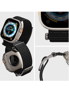 Spigen Apple Watch DuraPro Flex Band for Ultra 49mm, Series 8/7 45mm, Series SE2/6/SE/5/4 44mm and Series 3/2/1 42mm Adjustable Solo Loop Band Strap  - Image 5