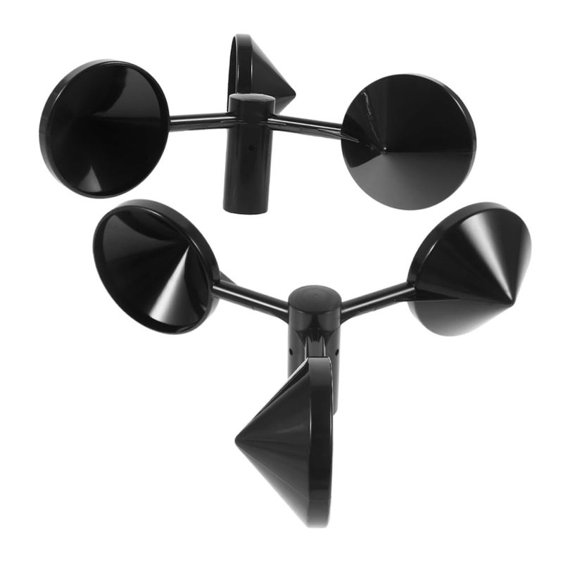 Milisten 2 Pack Anemometer Wind Cup Replacement Tool Lightweight Easy Outdoor Use - Image 2