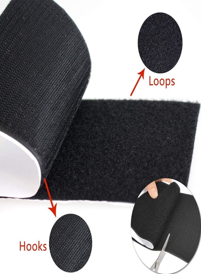 Ywhomal 6 inch Width Self Adhesive Hook and Loop Fastening Tape Heavy Duty Strips 1 Yard (Black, 6 inch x 1.1 Yard) - Image 5