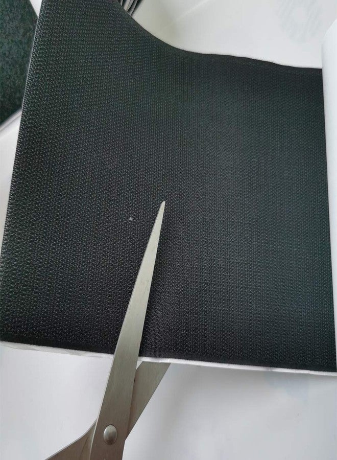 Ywhomal 6 inch Width Self Adhesive Hook and Loop Fastening Tape Heavy Duty Strips 1 Yard (Black, 6 inch x 1.1 Yard) - Image 3