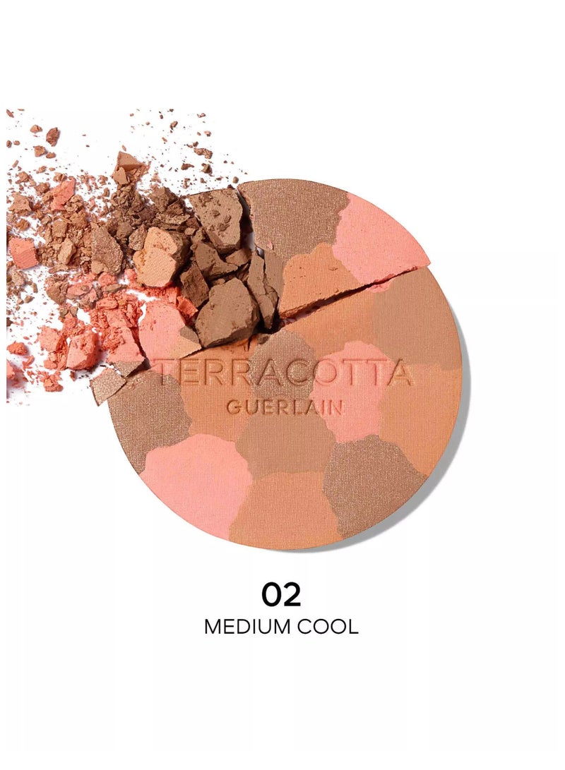 غيرلان بودرة الوجه تيراكوتا لايت من جيرلان لومينوسيتي راديانس 02 متوسطة باردة 10 جرام - Image 2