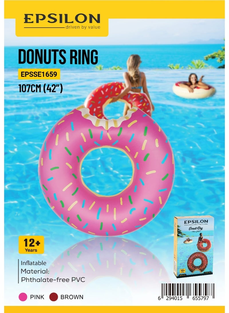 إبسلون حلقة سباحة إبسيلون دونات (107 سم / 42″) - Image 2