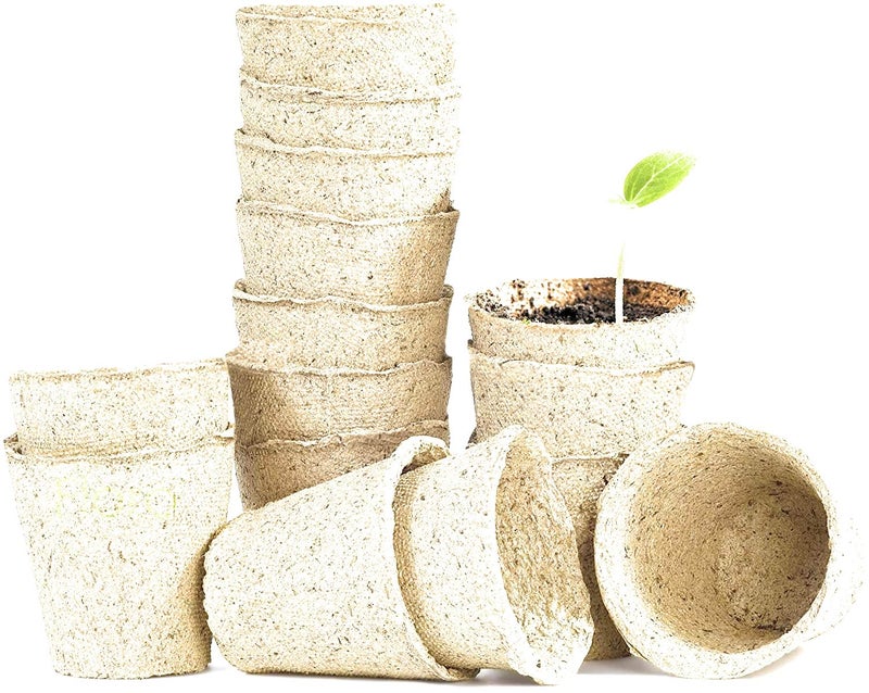 COIR GARDEN Plastic Coir 6 inch Pot - 10 Nos, Coco Basket for Gardening Plants and Flowers, Planters - Multicolour - Image 2