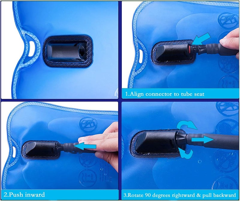 WACOOL 3L 3Liter 100oz BPA Free EVA Hydration Pack Bladder, Leak-Proof Water Reservoir - Image 5