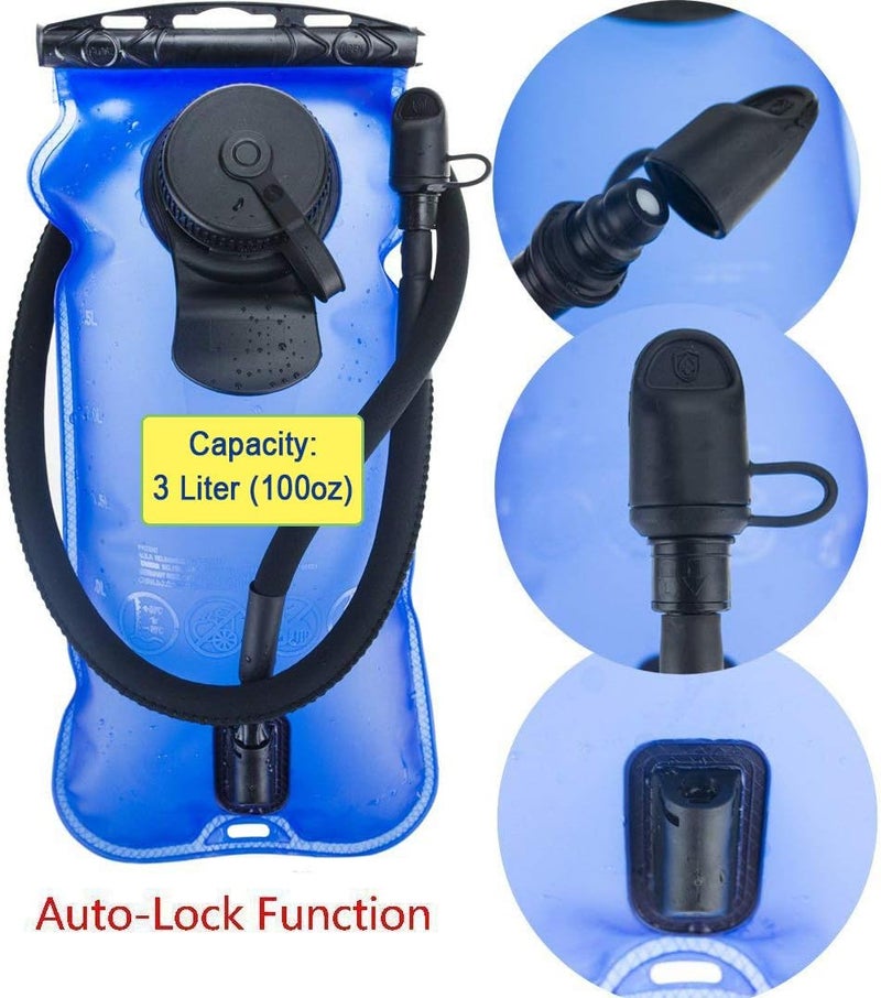 WACOOL 3L 3Liter 100oz BPA Free EVA Hydration Pack Bladder, Leak-Proof Water Reservoir - Image 2