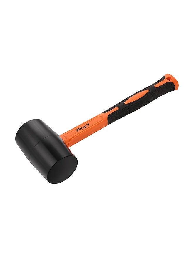 لوازم برو7 جاكوش ربر بلاط اسود يد فيبر 710 غ - مطرقة مطاطية ناعمة لا تترك خدوش - مناسبة لتركيب البلاط، الأرضيات، النجارة، الأعمال اليدوية والتخييم - Image 1