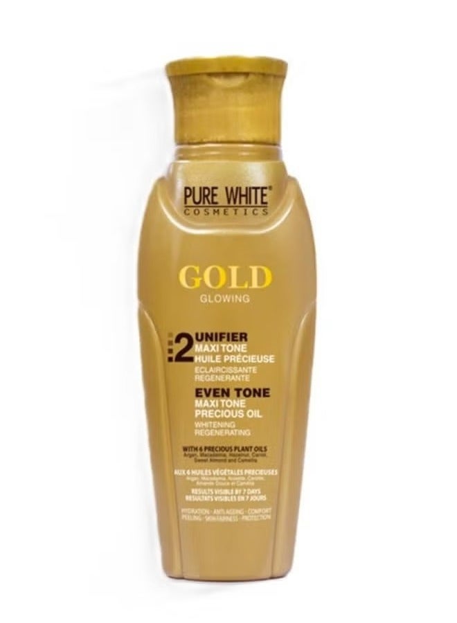 Pure White Cosmetics Gold Glowing Lightening Oil 100ml