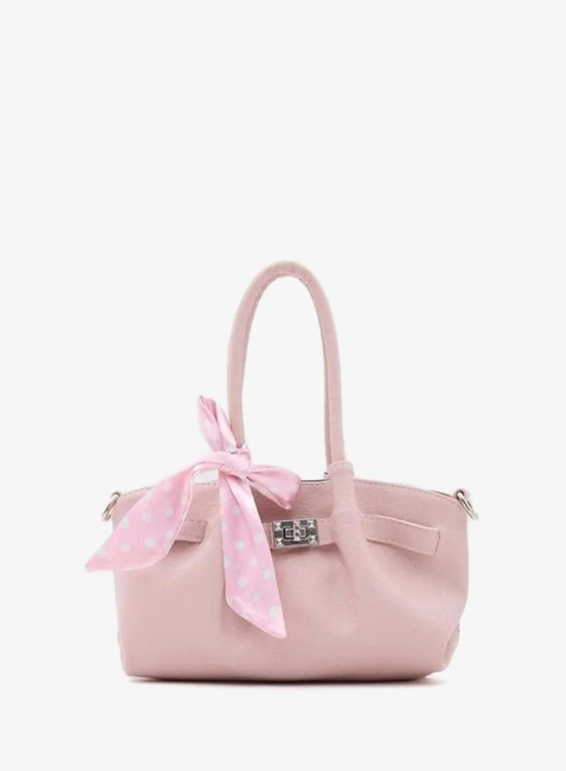 Shule Bags  Pier Fular Detailed Handbag and Crossbody Bag – Powder Pink. for Women | Best Price UAE