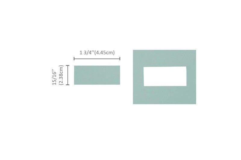 BiraBira Bira Craft 1 3/4" x 15/16" Rectangle Lever Action Craft Punch for Paper Crafting Scrapbooking - Image 2