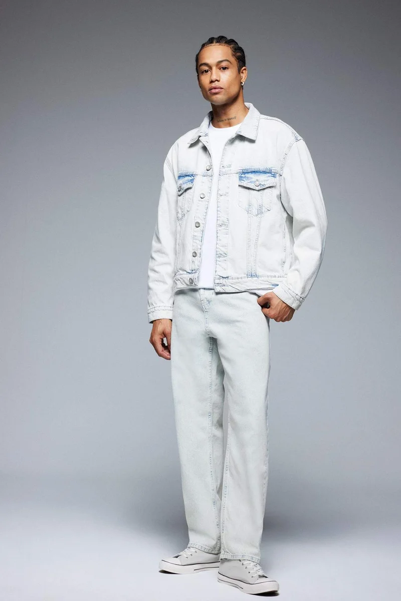 ديفاكتو Relaxed Slouchy Fit Skinny Leg Jeans