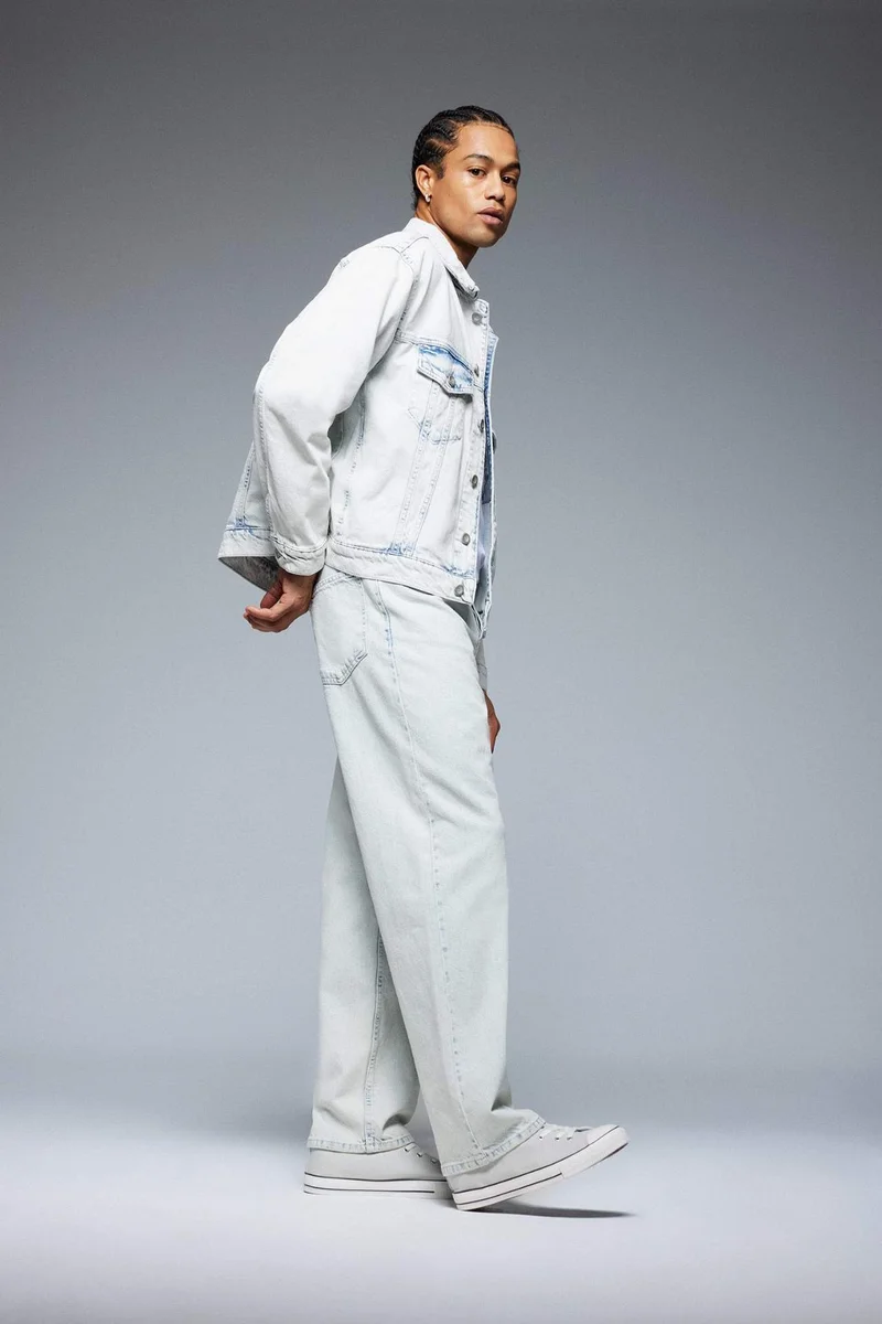 Defacto  Relaxed Slouchy Fit Skinny Leg Jeans for Men | Best Price UAE