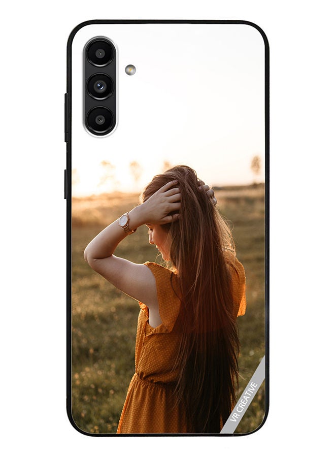 VR CREATIVE Protective Case Cover For Samsung Galaxy A13 5G Sunset Girl Design Multicolour - Image 1