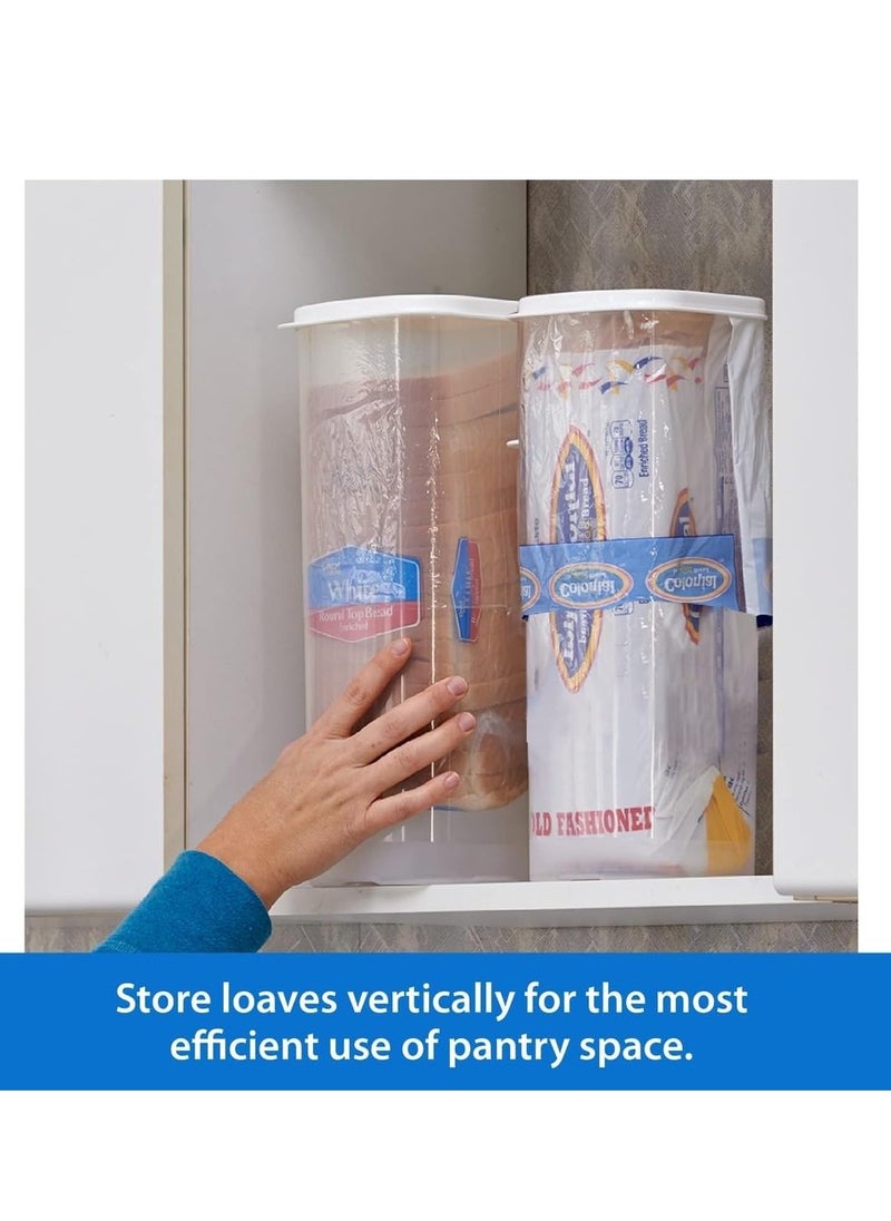 Generic - Bread Box, Plastic Universal Bread Container with Airtight Lid, Bread Storage Containers, Loaf Bread Saver, Fresh Bread Dispenser BPA Free - Image 1