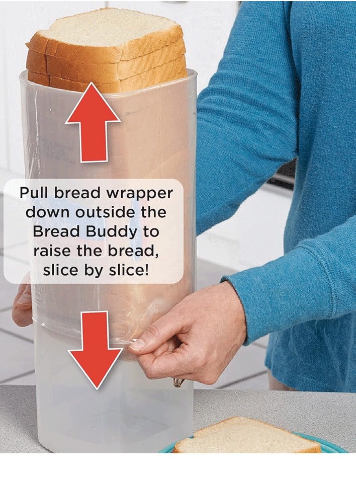 Generic - Bread Box, Plastic Universal Bread Container with Airtight Lid, Bread Storage Containers, Loaf Bread Saver, Fresh Bread Dispenser BPA Free - Image 1