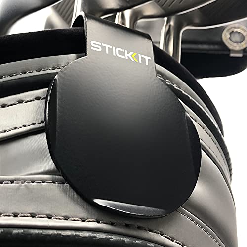 STICK-IT STICKIT Magnetic Golf Bag Landing Pad I Metal Bag Clip for Quick and Easy Use of Magnetic Golf Gear & Accessories with Convenient Positioning on Your Golf Bag - Image 1