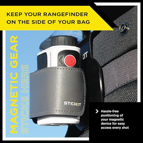 STICK-IT STICKIT Magnetic Golf Bag Landing Pad I Metal Bag Clip for Quick and Easy Use of Magnetic Golf Gear & Accessories with Convenient Positioning on Your Golf Bag - Image 3