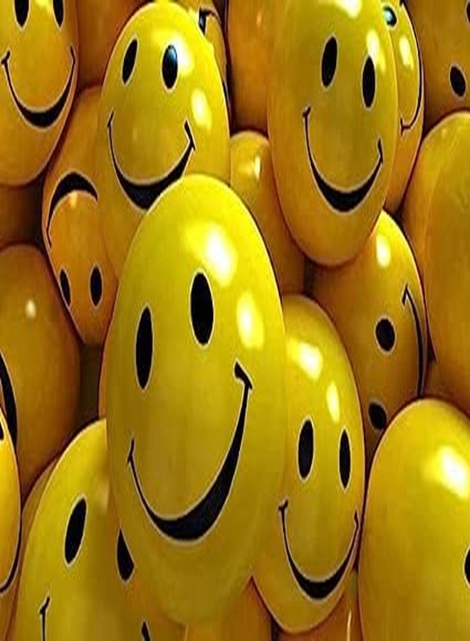 V4L Cute and Smiley Emoji Rubber Balls | Face Stress Reliver Squeeze Soft Ball for Kids Pack of (24) - Image 2