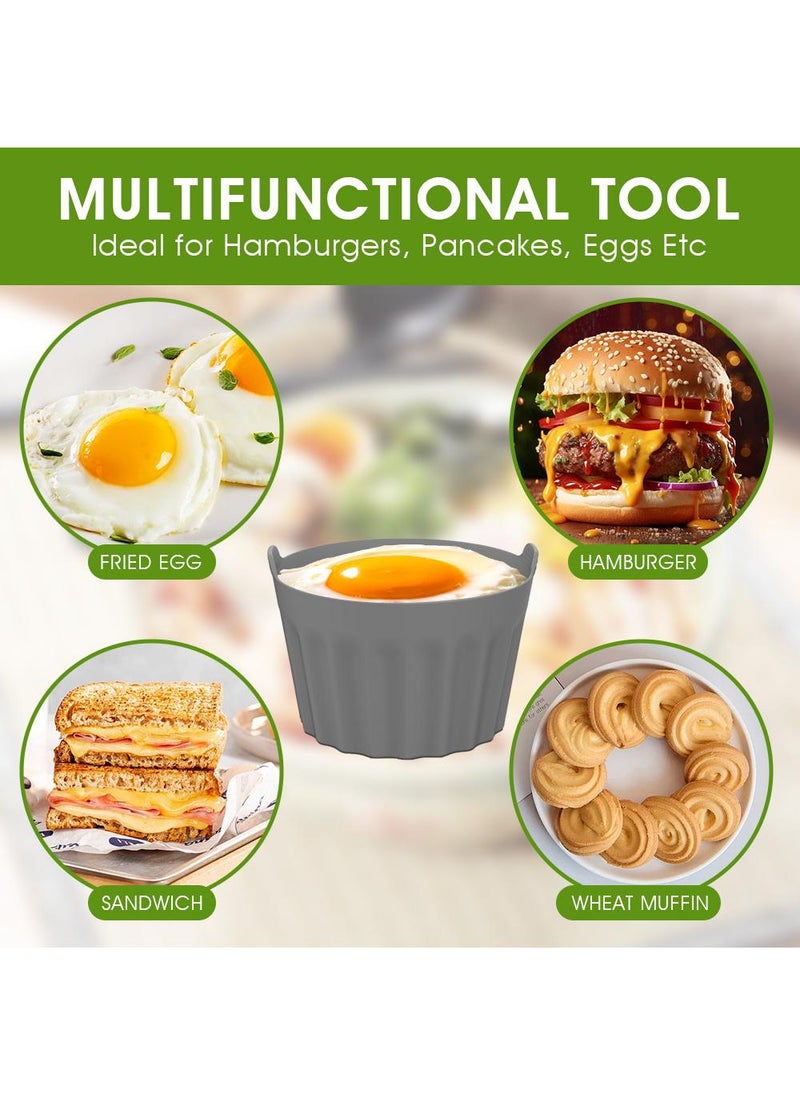 Generic - Air fryer baking cup silicone baking plate cupcake mold egg tart mold 3pcs - Image 1