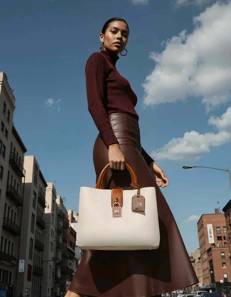 ستيف مادن Bsolana Logo Detailed Tote Bag