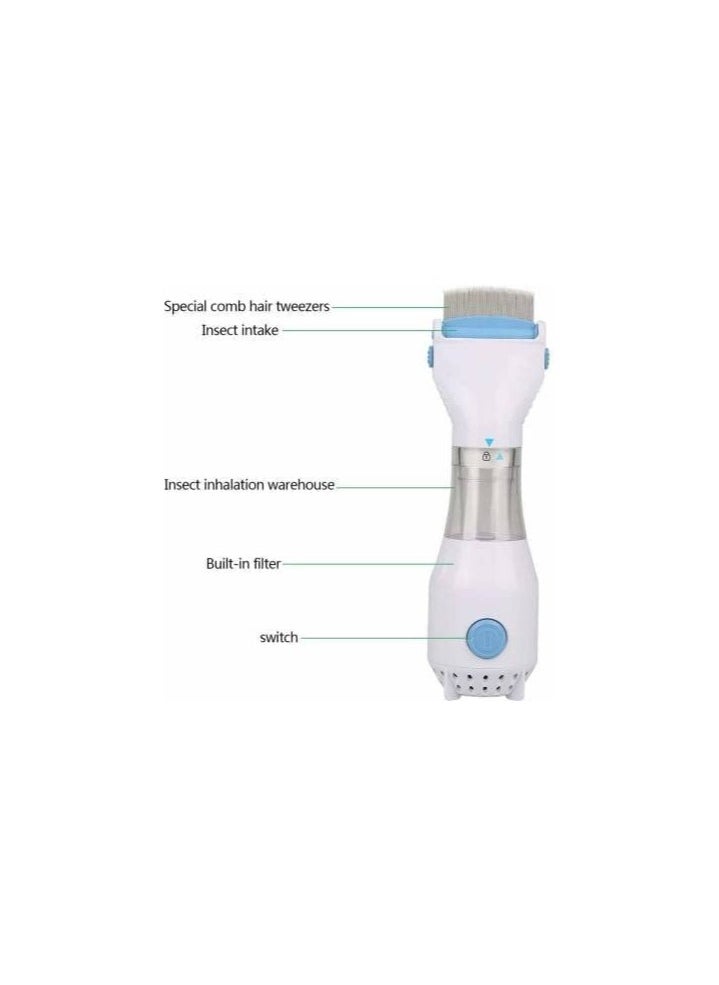 Generic - Theodore Electrical Chemical Free Head Lice Removal Comb Head Nits Capture Comb Electrical Head Lice Comb Eggs Remover Hair Vacuums Machine for lice removed - Image 1