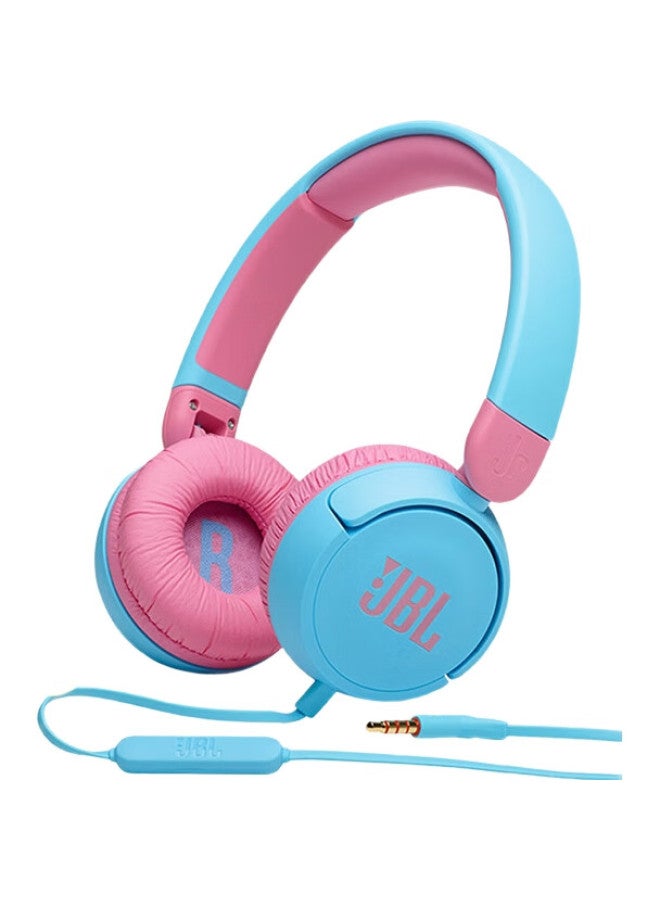 Jbl Jr310 Children'S Educational Headphones With Low-Noise Volume Control, Microphone, Immersive English Learning, Online Class, And Music Headphones For Students, Blue - Image 2