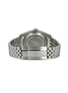 Chairman GENEVE Men's Stainless Steel Silver Wrist Watch with Light Green Dial and Arabic Numbers  - Image 3