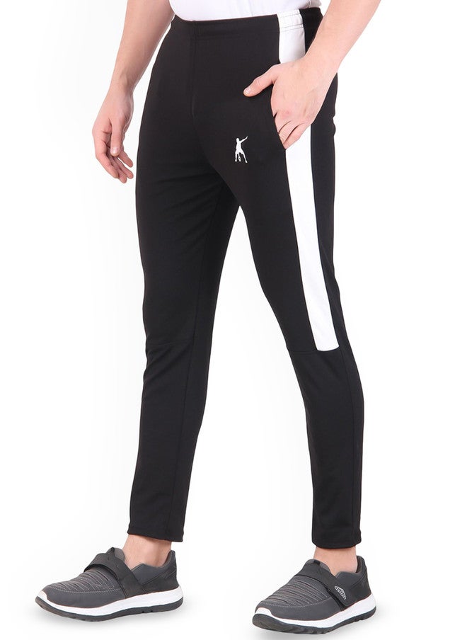 PREEN Men Striped Mid Rise Slim Fit Track Pants - Image 3