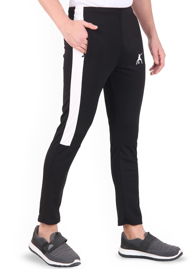 PREEN Men Striped Mid Rise Slim Fit Track Pants - Image 2