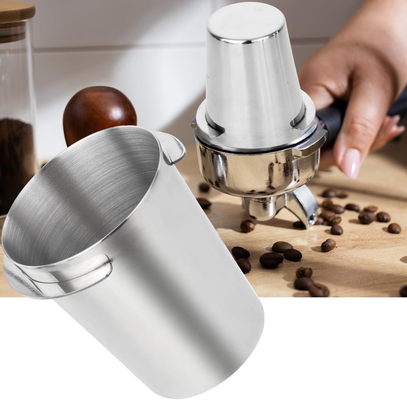 Hariendny Coffee Dosing Cup 58mm, Stainless Steel Dosing Cup Compatible with All 58mm Portafilter, Coffee Powder Cup, Coffee Powder Feeder, Coffee Machine Accessories - Image 3