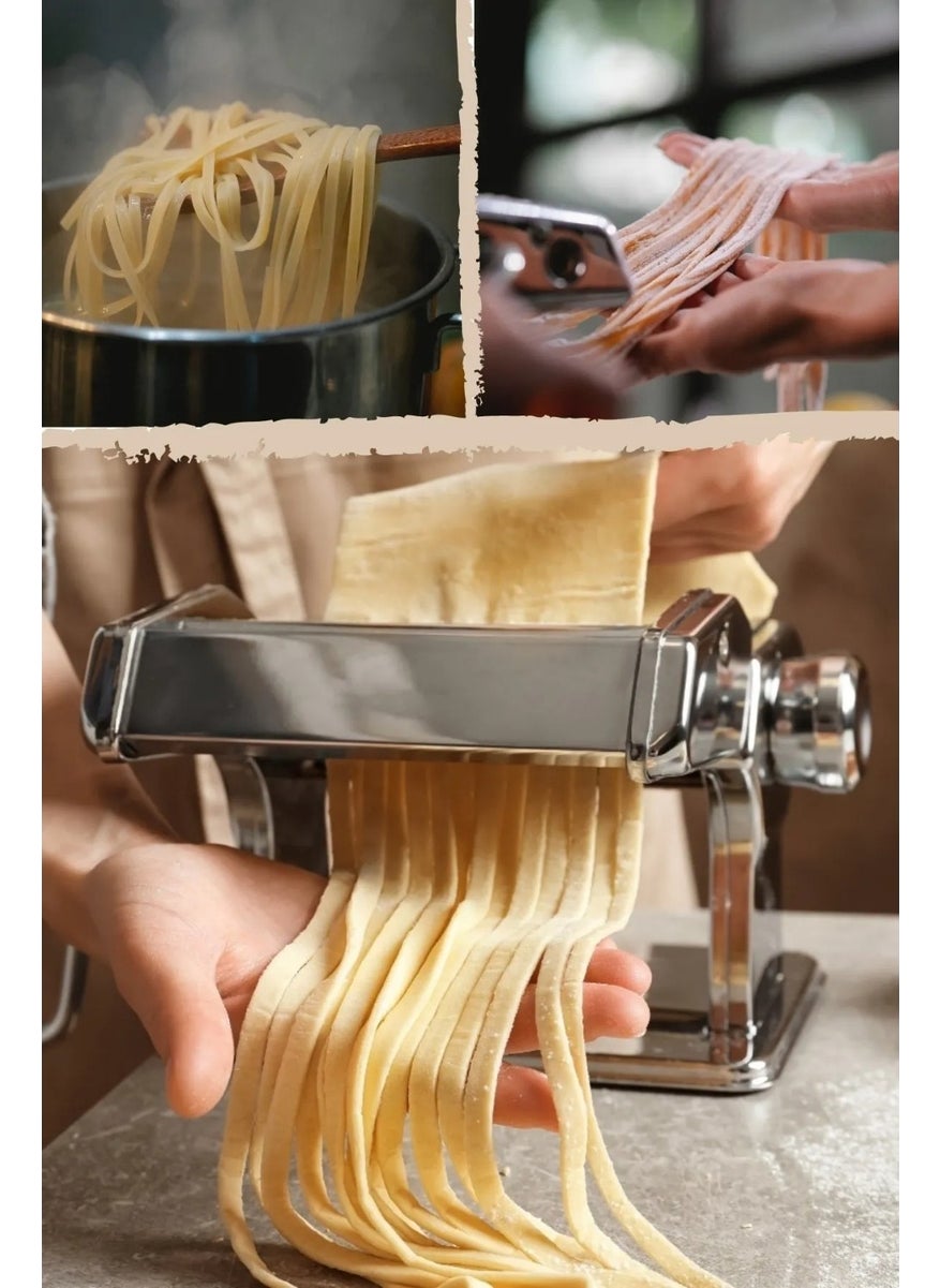 Tamu Noodle Pasta Making Cutting Machine Dough Lasagna Spaghetti Raviolli Machine 150 mm  - Image 3